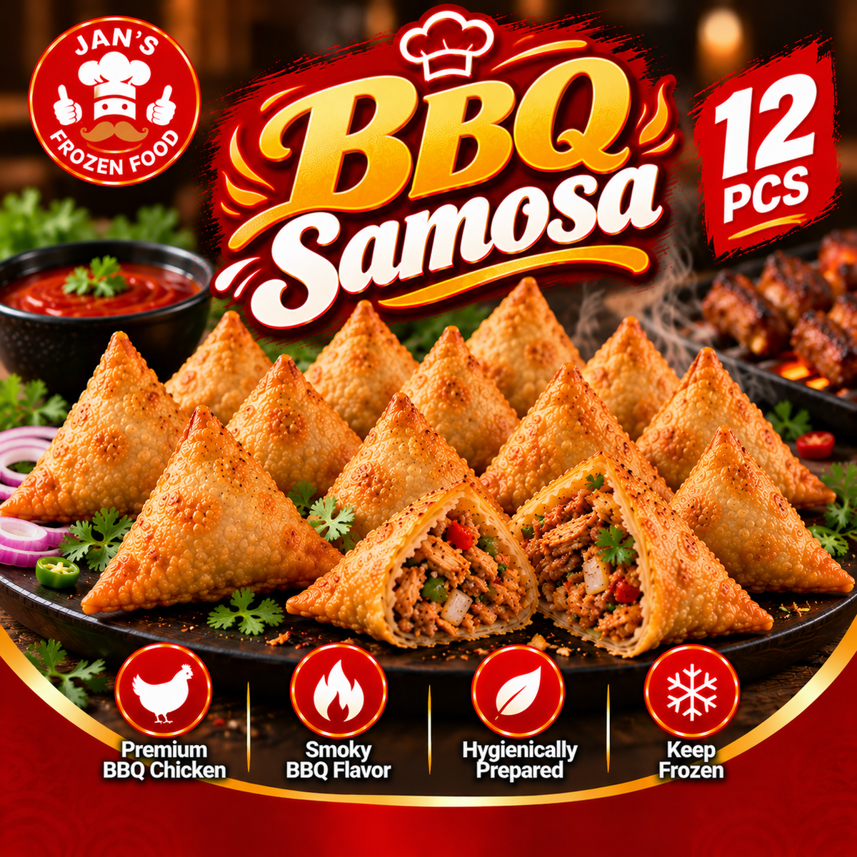 BBQ Samosa