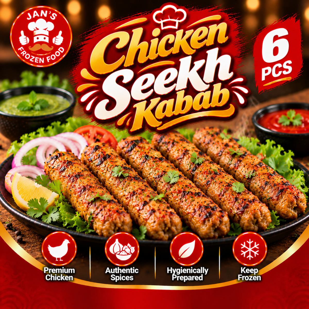 Chicken Seekh Kabab
