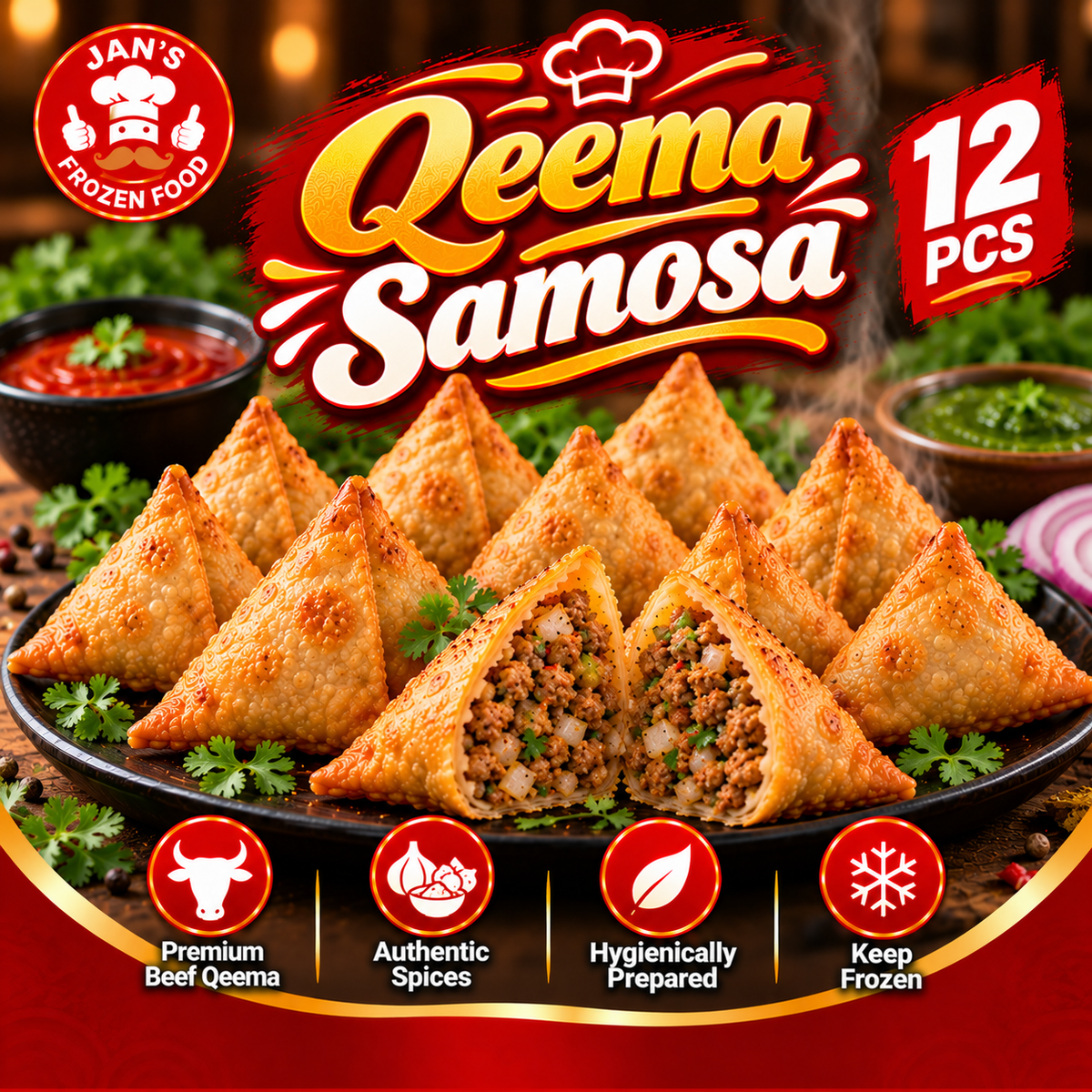 Qeema Samosa