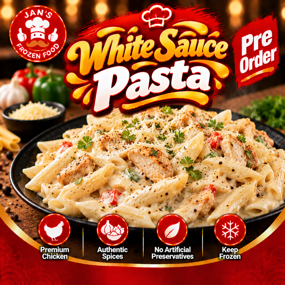 White Sauce Pasta